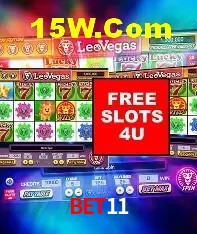 Interface moderna da plataforma Bet11